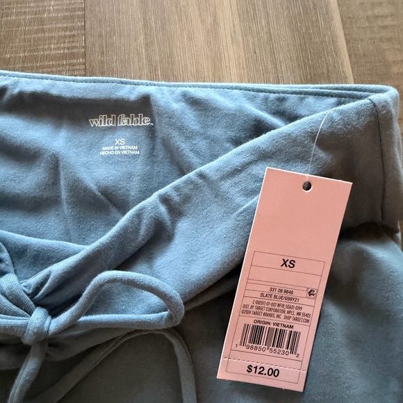 Wild Fable Strapless Dress in Soft Blue - Picture 2 of 3